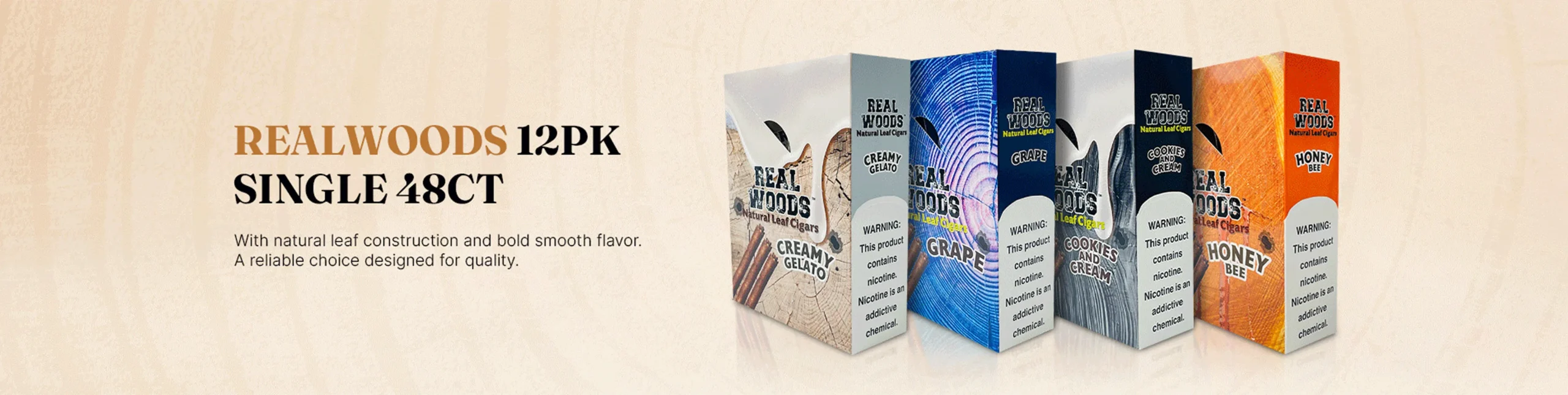 realwoods 12pk single 48ct banner desktop