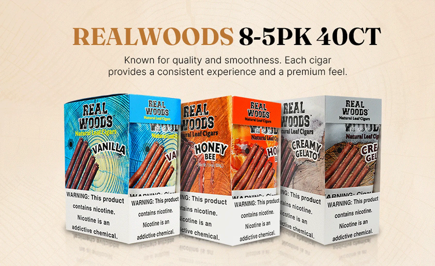 realwoods 8‑5pk 40ct banner mobile